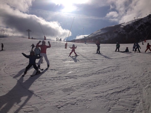  Cursos para niños en la nieve 